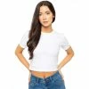 Enzo Womens Crop Top - White -Cheap Enzo Sales Shop 012277b0661d461dba531798feabc539