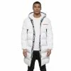 Enzo Icon 2 | Mens Long Puffer Jacket - White -Cheap Enzo Sales Shop 0205a5b5 4d84 4d22 9c3c 25abb7e550d6