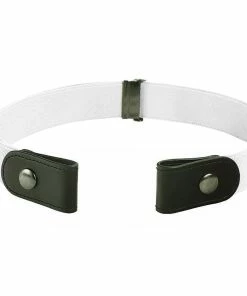 Enzo Unisex Belt - White