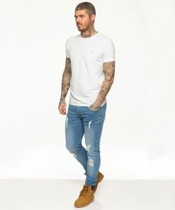 Mens T-Shirt | Enzo Designer Menswear - White -Cheap Enzo Sales Shop 04be75b1b00b433593f62088c4fb73b1