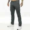 Enzo Mens Cargo Combat Chinos - Grey -Cheap Enzo Sales Shop 07dd75f8640647fb97884cbf998658c1