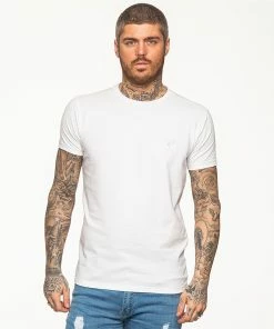 Mens T-Shirt | Enzo Designer Menswear - White