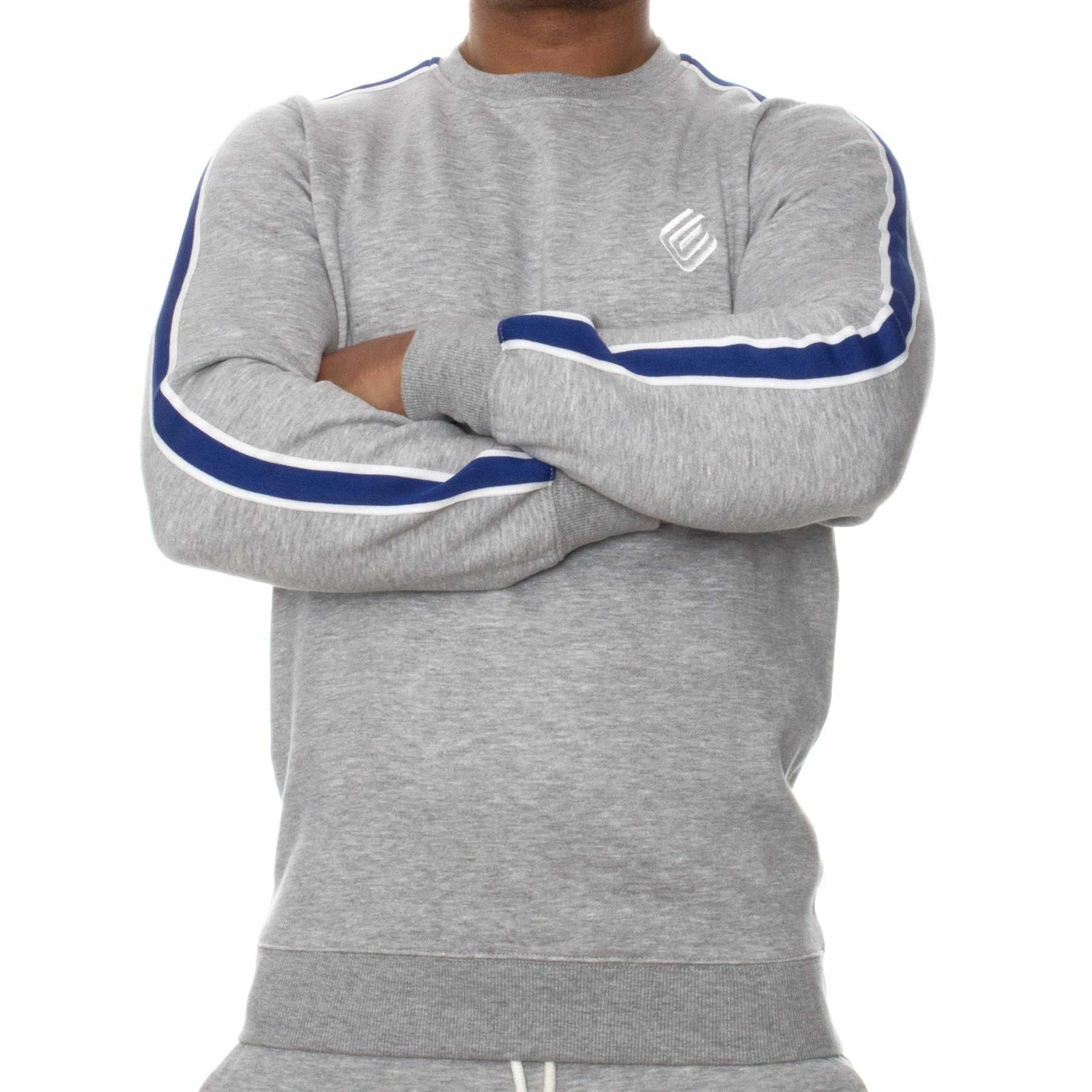 Enzo Mens Sweatshirts - Grey 5 Enzo Mens Sweatshirts - Grey - Image 3