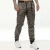 Mens Military Combat Jogger Trousers| Enzo Designer Menswear - Grey -Cheap Enzo Sales Shop 1504e3e49bb849b89709031762ef8ff2