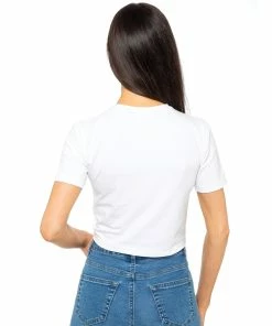 Enzo Womens Crop Top - White -Cheap Enzo Sales Shop 18a27309bf4c4e1e9b54d25f0d3d4bab