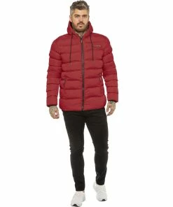 ICON 2 By Enzo Mens Puffer Jacket - Red 11 ICON 2 By Enzo Mens Puffer Jacket - Red -Cheap Enzo Sales Shop 2ec1b53ce4684499bd63250519b6d408