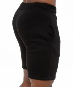 Enzo Mens Fleece Gym Shorts - Black -Cheap Enzo Sales Shop 396122191df94efdaed134674344b570