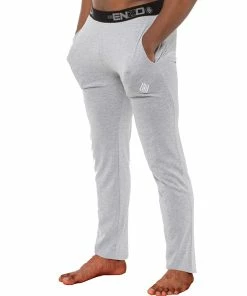 Enzo Mens Lounge Bottoms - Grey