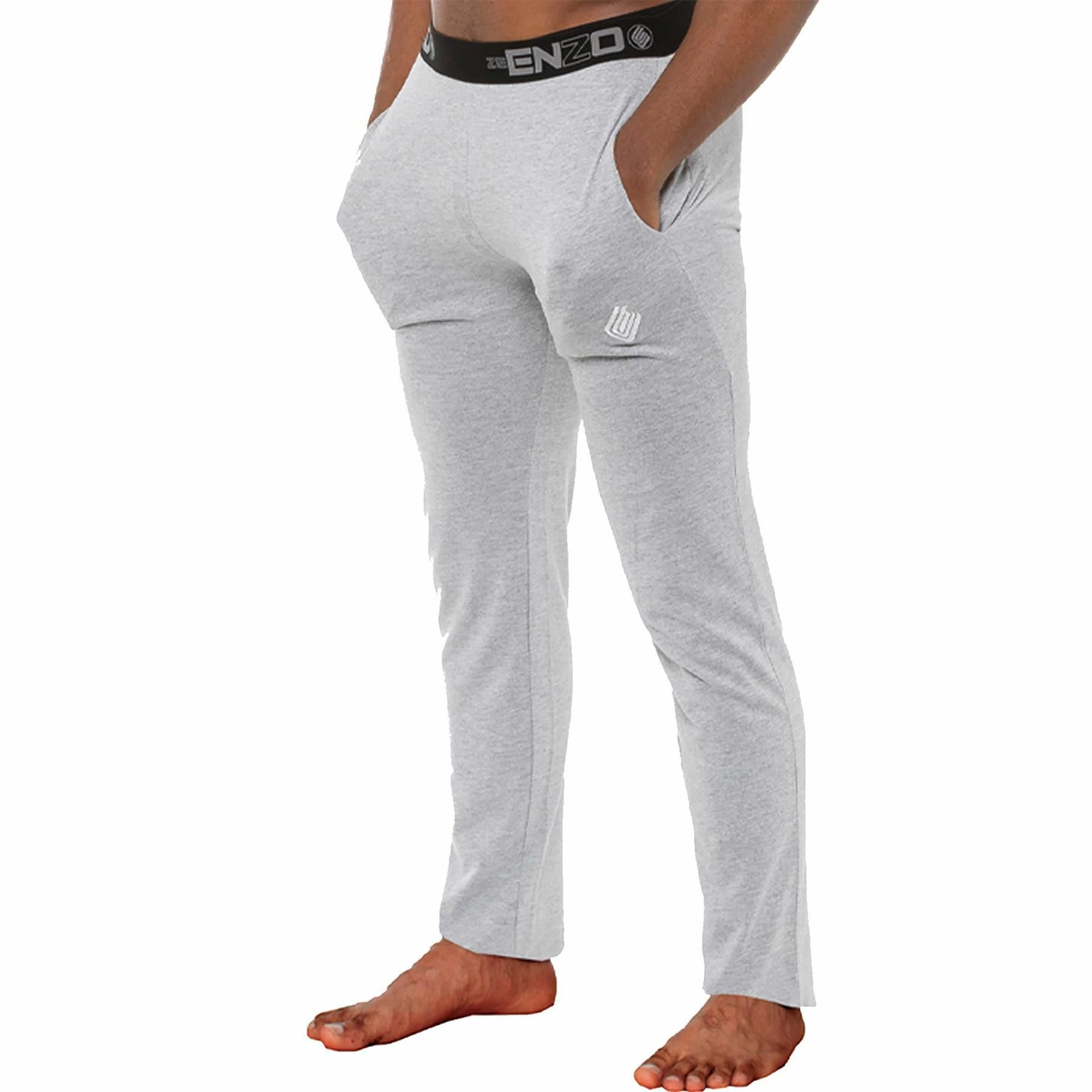 Enzo Mens Lounge Bottoms - Grey 3 Enzo Mens Lounge Bottoms - Grey