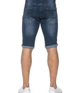 Enzo Mens Ripped Skinny Shorts - Blue 8 Enzo Mens Ripped Skinny Shorts - Blue -Cheap Enzo Sales Shop 43ab718e80a24f29b83208776ae16c66