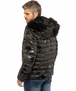 ICON 2 By Enzo Mens Puffer Jacket - Black -Cheap Enzo Sales Shop 4968b2b9a4af465a8b890f9a5e9c1cf8