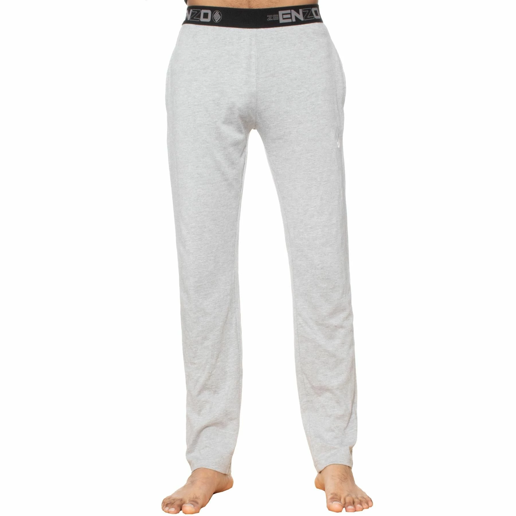 Enzo Mens Lounge Bottoms - Grey 7 Enzo Mens Lounge Bottoms - Grey - Image 5