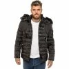 ICON 2 By Enzo Mens Puffer Jacket - Black -Cheap Enzo Sales Shop 5067c18d88104bad8ae3a966acb9f0d2