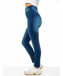 Enzo Womens Skinny Stretch Jeans - Blue -Cheap Enzo Sales Shop 52581acea07b41f2bea0c27f74c2724b