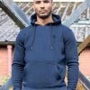Mens Pullover Hoodie | Enzo Designer Menswear - Navy -Cheap Enzo Sales Shop 53b4a4c0687641b799555c686a54fa63