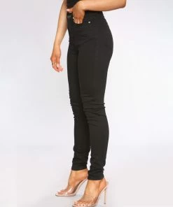 Ladies Skinny Slim Fit Denim Jeans| Enzo Designer Womenswear - Black -Cheap Enzo Sales Shop 54ab540ac4014c81bd1f57d26b60ba39