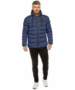 ICON 2 By Enzo Mens Puffer Jacket - Navy 11 ICON 2 By Enzo Mens Puffer Jacket - Navy -Cheap Enzo Sales Shop 58419f4cd21f4dfa803eed85daf811dd