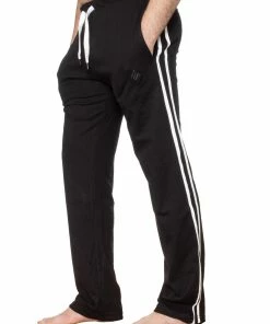Enzo Mens Lounge Pants - Black