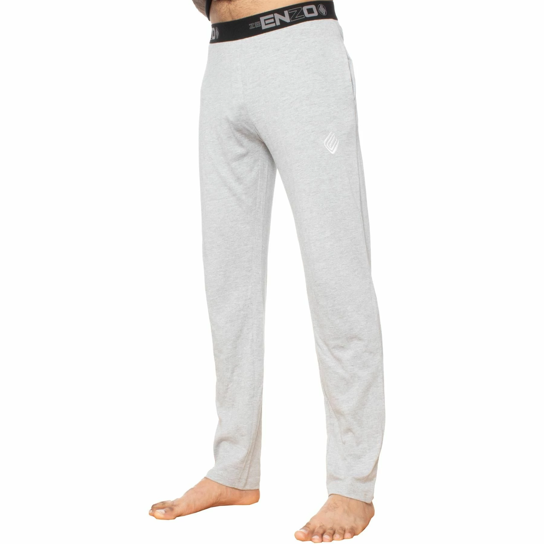 Enzo Mens Lounge Bottoms - Grey 5 Enzo Mens Lounge Bottoms - Grey - Image 3
