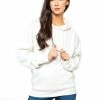 Enzo Ladies Oversized Essential Hoodie - Off-White