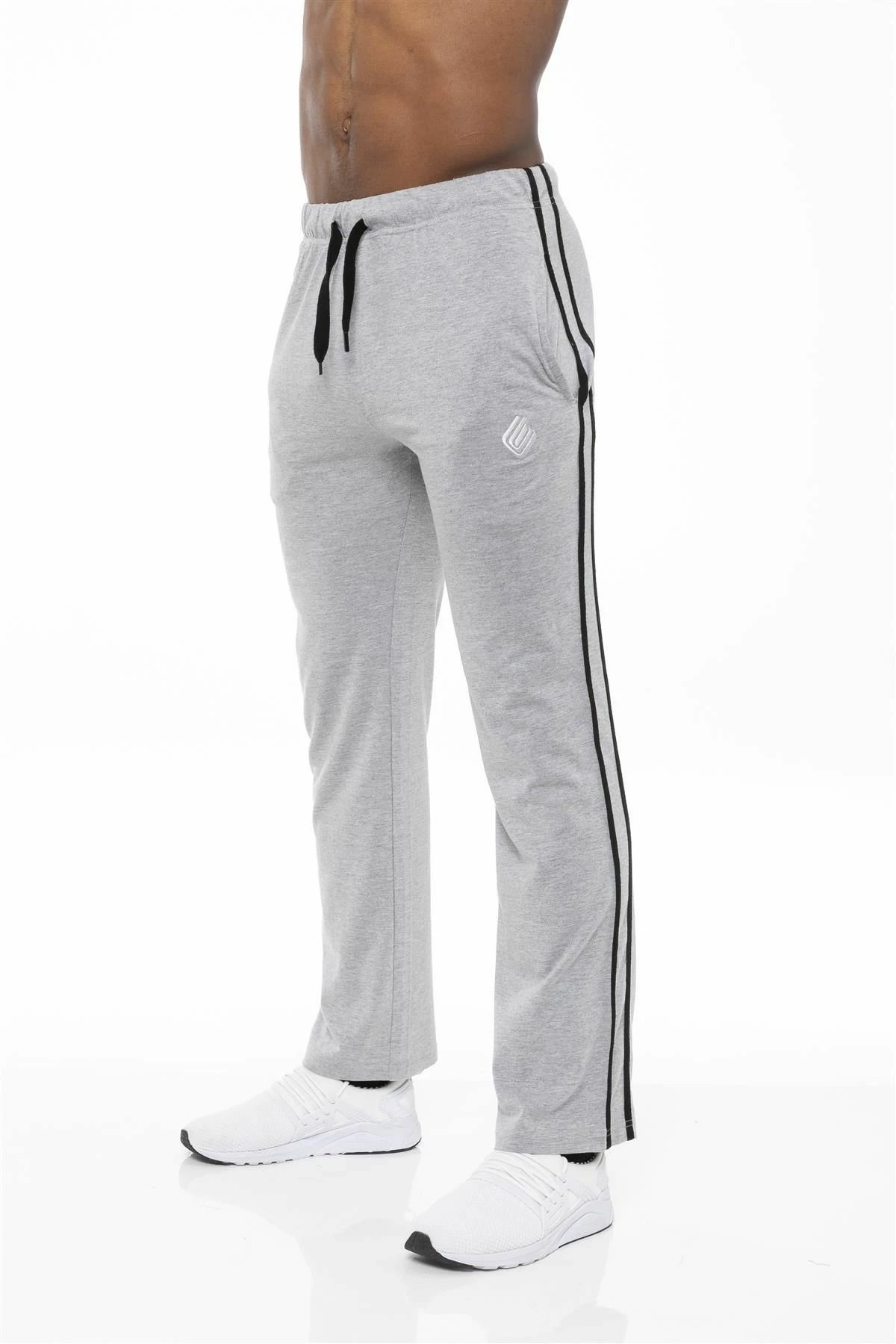 Enzo Mens Lounge Pants - Grey 7 Enzo Mens Lounge Pants - Grey - Image 5