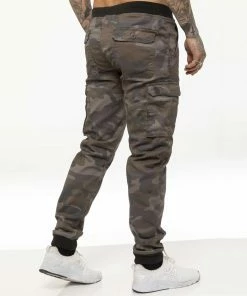 Mens Military Combat Jogger Trousers| Enzo Designer Menswear - Grey -Cheap Enzo Sales Shop 6645068271e04575b4d7430871a8544f