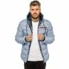 ICON 2 By Enzo Mens Puffer Jacket - Grey -Cheap Enzo Sales Shop 68f61bca2dcb45a2b191e02869149864