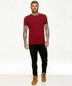 Mens T-Shirt | Enzo Designer Menswear - Red -Cheap Enzo Sales Shop 6af220f52385415c8932252dabf14133