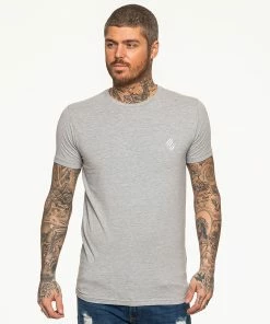 Mens T-Shirt | Enzo Designer Menswear - Grey