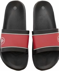 Enzo Men's Slip On Sliders - Black -Cheap Enzo Sales Shop 77fde39bf2034f8bbb83ff2fdefd12af