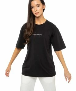 Enzo Ladies Print Oversized T-Shirt - Black -Cheap Enzo Sales Shop 7d3682e4cf5c4041ae7b3d85ab62b74e