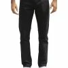 Enzo Men's Designer Regular Fit Denim Jeans - Black