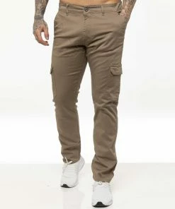 Enzo Mens Cargo Combat Chinos - Beige -Cheap Enzo Sales Shop 80ae29bd57f349f187d4e282bed4bd1a