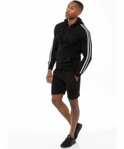 Enzo Mens Fleece Gym Shorts - Black -Cheap Enzo Sales Shop 83dcd91ee3494829822ccbafd5377915