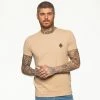 Mens T-Shirt | Enzo Designer Menswear - Beige -Cheap Enzo Sales Shop 8a17746328614a849e14f552e86931dd