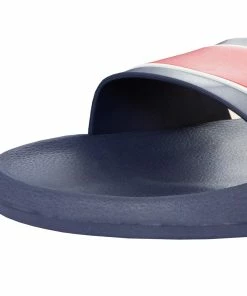 Enzo Men's Slip On Sliders - Navy -Cheap Enzo Sales Shop 9357fb50c2da42cba34974a3bfbf04df