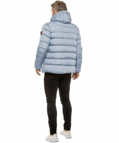 ICON 2 By Enzo Mens Puffer Jacket - Grey -Cheap Enzo Sales Shop 959ed56aaa3f4ee892268e637f6c485f