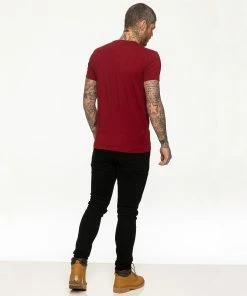 Mens T-Shirt | Enzo Designer Menswear - Red -Cheap Enzo Sales Shop 9874cc4494f94cc89d422a6dc0f1d41e
