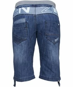 Mens Elasticated Denim Shorts| Enzo Designer Menswear - Blue -Cheap Enzo Sales Shop 9bc55b518bd74ce993313fdbbfccc172