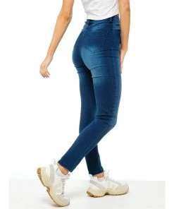 Enzo Womens Skinny Stretch Jeans - Blue -Cheap Enzo Sales Shop 9cc94e4735b241828b419b93fab0e8b7