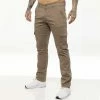 Enzo Mens Cargo Combat Chinos - Beige -Cheap Enzo Sales Shop 9d255fb1e5394d1c89498240bdce2a16