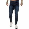 Enzo Mens Skinny Super Stretch Denim Jeans - Navy -Cheap Enzo Sales Shop ENZO0033