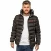 ICON 2 By Enzo Mens Puffer Jacket - Black -Cheap Enzo Sales Shop a6bd343496f24b1baa561e89f682764c
