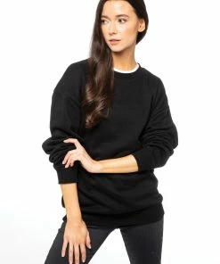 Enzo Ladies Embriodered Oversized Sweatshirt - Black -Cheap Enzo Sales Shop aff3084070d14588bf9aebbc91402f50