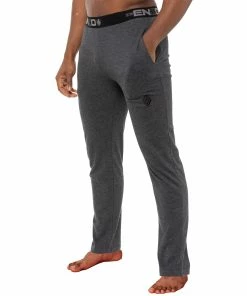Enzo Mens Lounge Bottoms - Charcoal