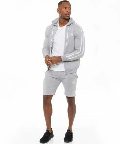 Enzo Mens Fleece Gym Shorts - Grey -Cheap Enzo Sales Shop c3e05ef0990042a2a94afaa058d78198