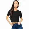 Enzo Womens Crop Top - Black -Cheap Enzo Sales Shop c6fd54d30c034c24b5c9e18f980deeba