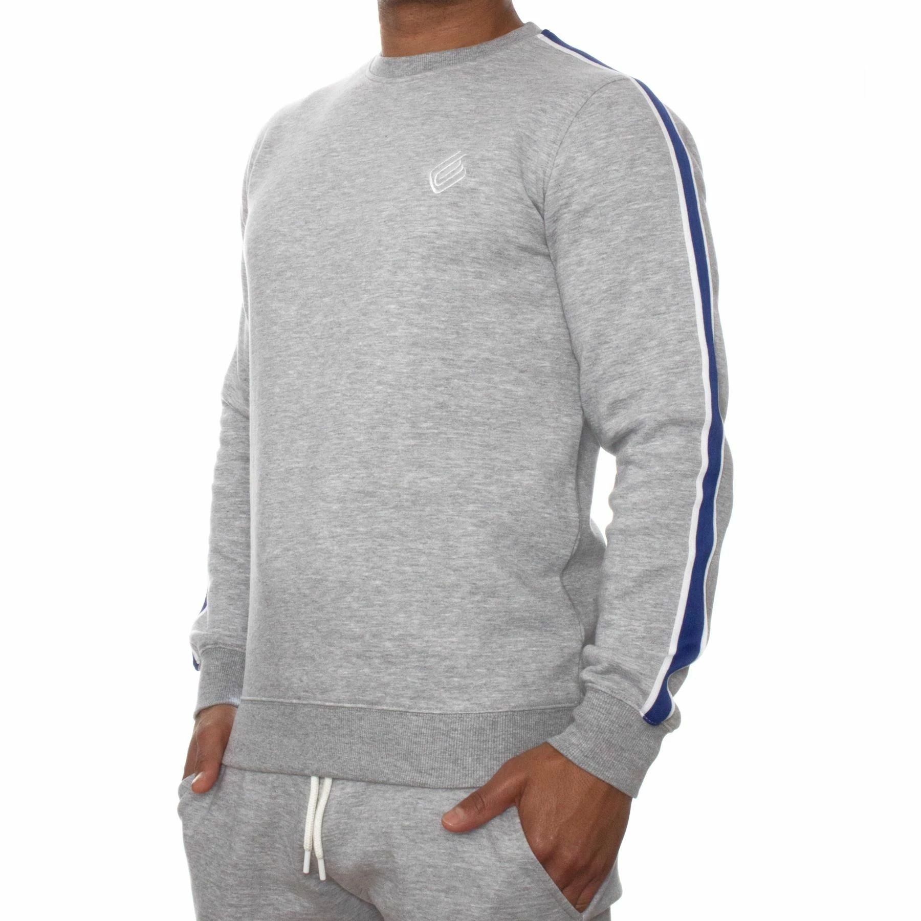 Enzo Mens Sweatshirts - Grey 3 Enzo Mens Sweatshirts - Grey