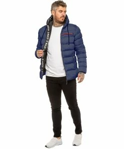 ICON 2 By Enzo Mens Puffer Jacket - Navy 9 ICON 2 By Enzo Mens Puffer Jacket - Navy -Cheap Enzo Sales Shop cd91e02f1e6b48ebacc575ba707903b7