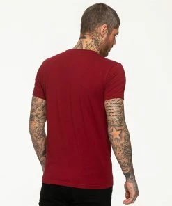 Mens T-Shirt | Enzo Designer Menswear - Red -Cheap Enzo Sales Shop d5d7ae88526f4394a7b86e38f5888dac